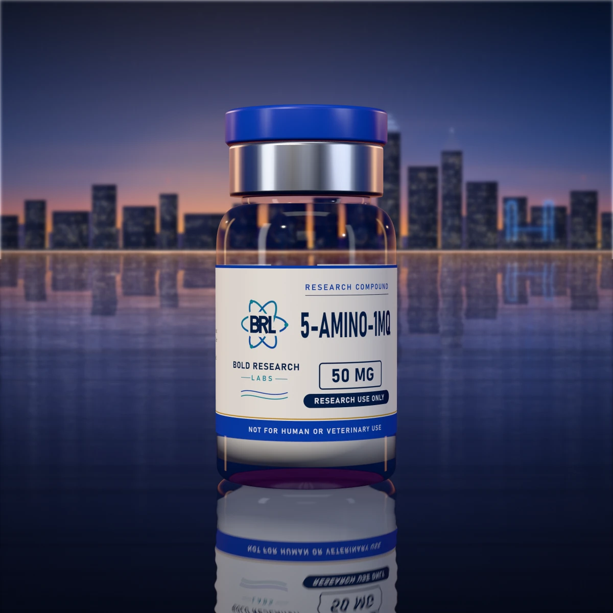 5-Amino-1MQ 50mg vial, research compound from Bold Research Labs