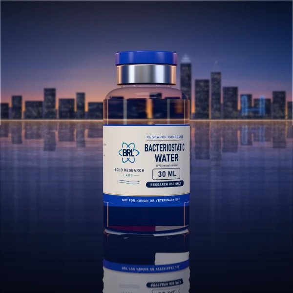 Bacteriostatic Water 30ml vial, lab supply from Bold Research Labs