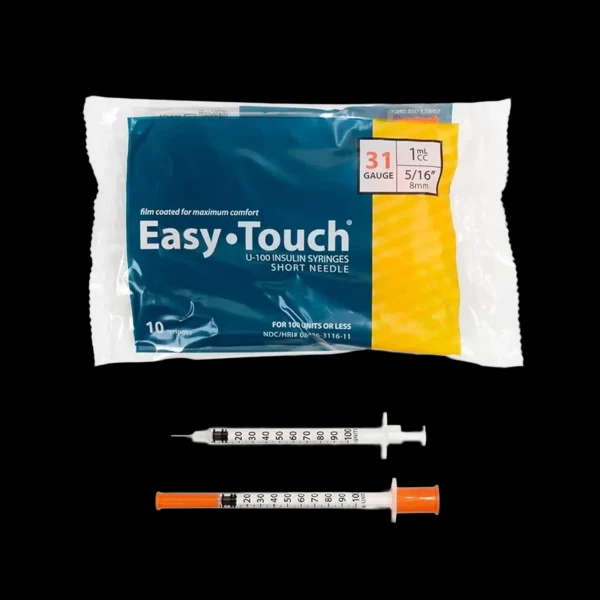 EasyTouch 31G 5/16" Syringes (10 pack), lab supply from Bold Research Labs