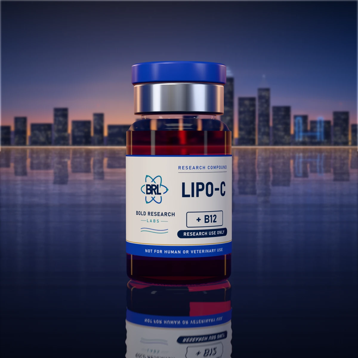 Lipo-C + B12 (10ml) vial, research compound from Bold Research Labs