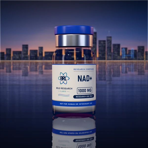 NAD+ 1000mg vial, research compound from Bold Research Labs